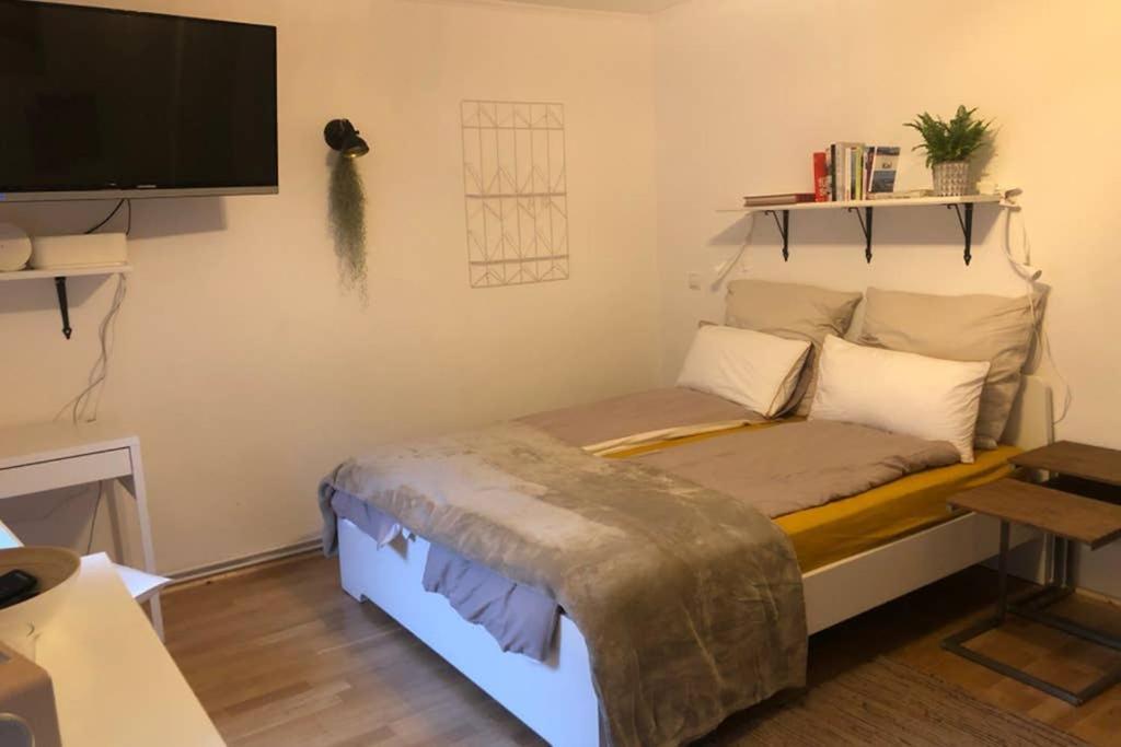 Gemuetliche Sanierte 1 Zimmer Wohnung Mit Privatem Parkplatz Im Zentrum Кил Екстериор снимка